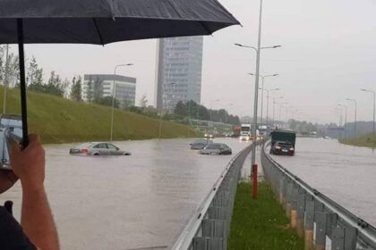 Flood in Vilnius
