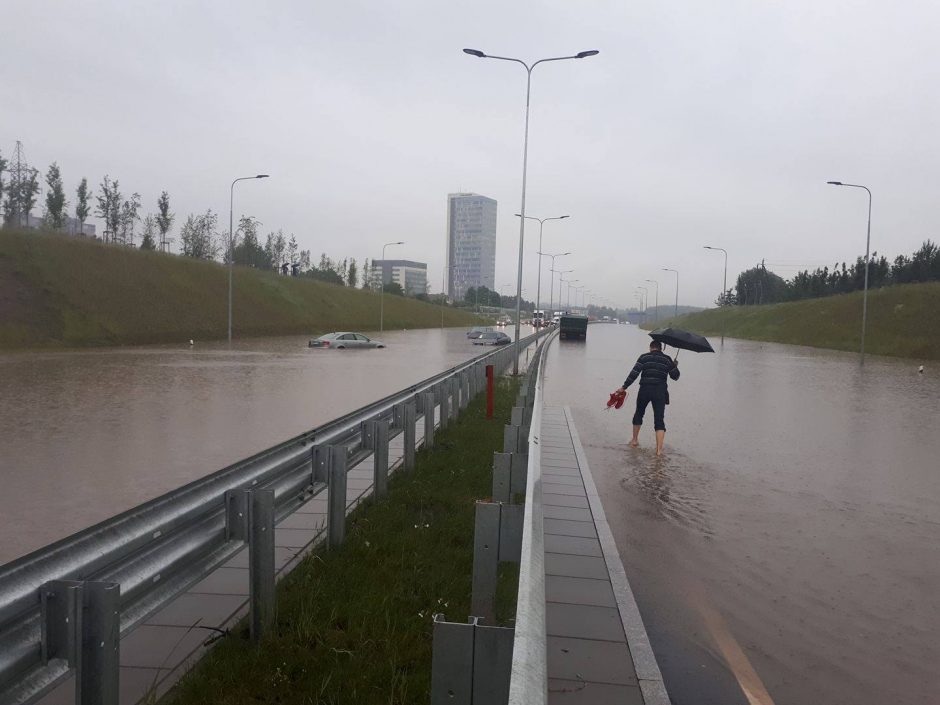 Flood in Vilnius