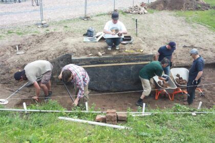 Archaeological research is underway on Mount Gediminas