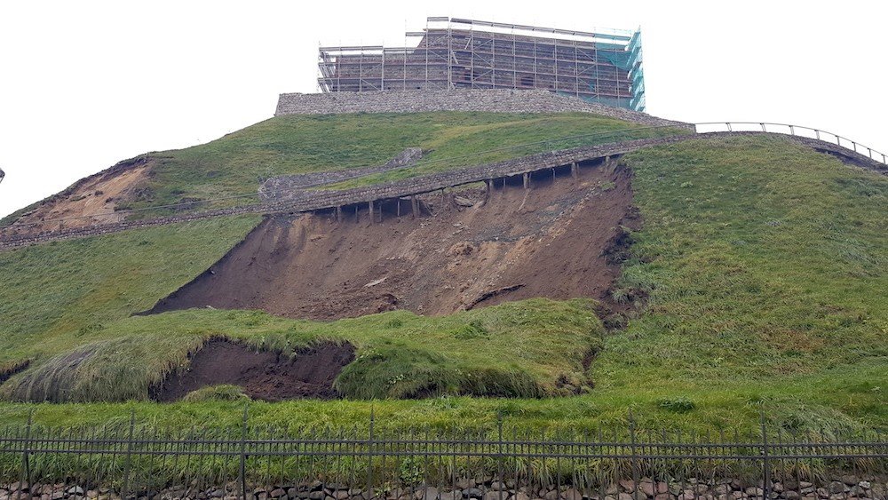 Gediminas mountain landslide