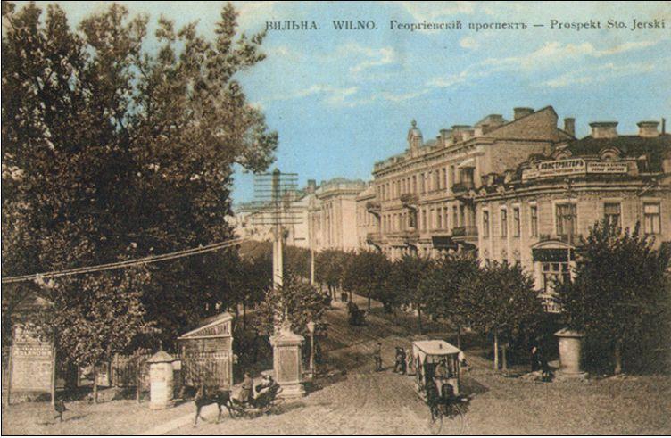 Avenida Gediminas. en 1904