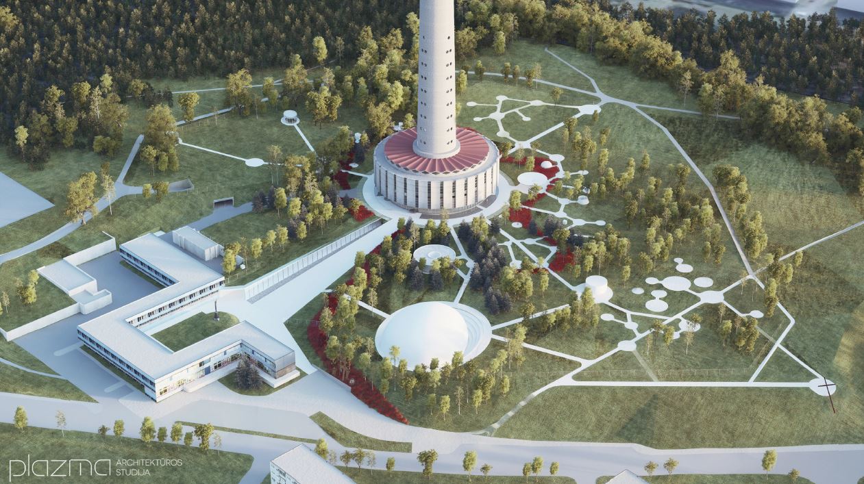 Visualization of the TV tower reconstruction
