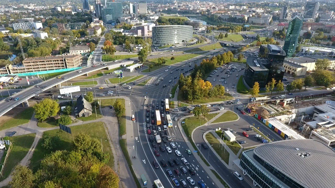 Traffic. Vilnius
