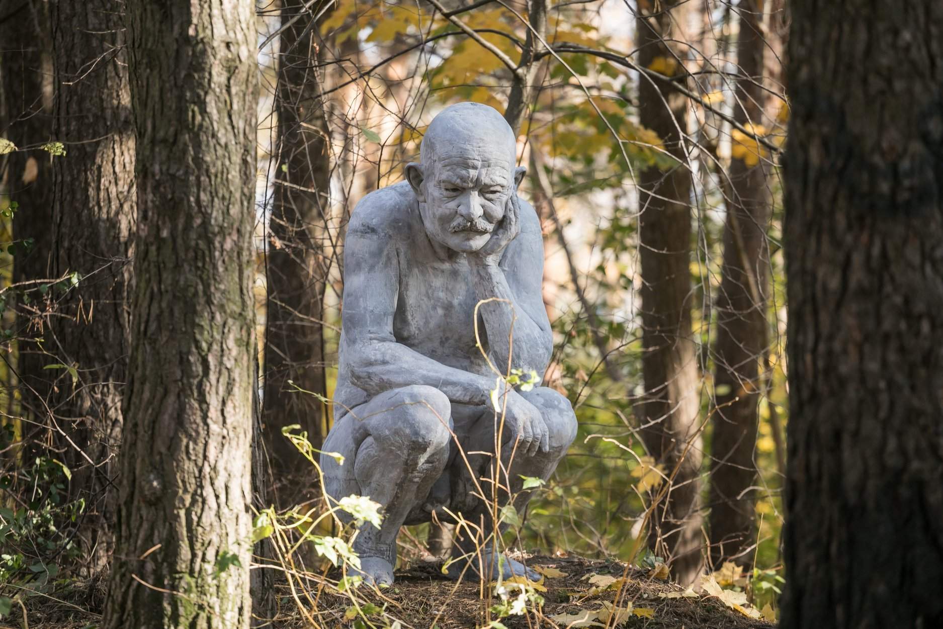 Скульптуры Виршулишского парка.